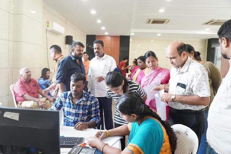 Aadhar Card camp at the North Town Club House