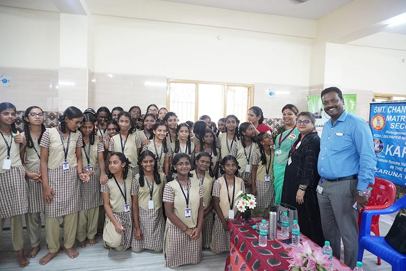 Drug awareness camp at Higher Secondary School