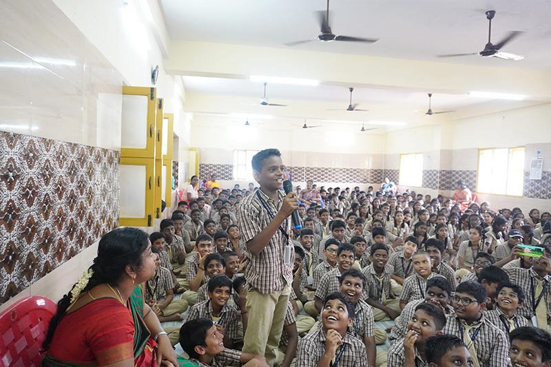 Drug awareness camp at Higher Secondary School