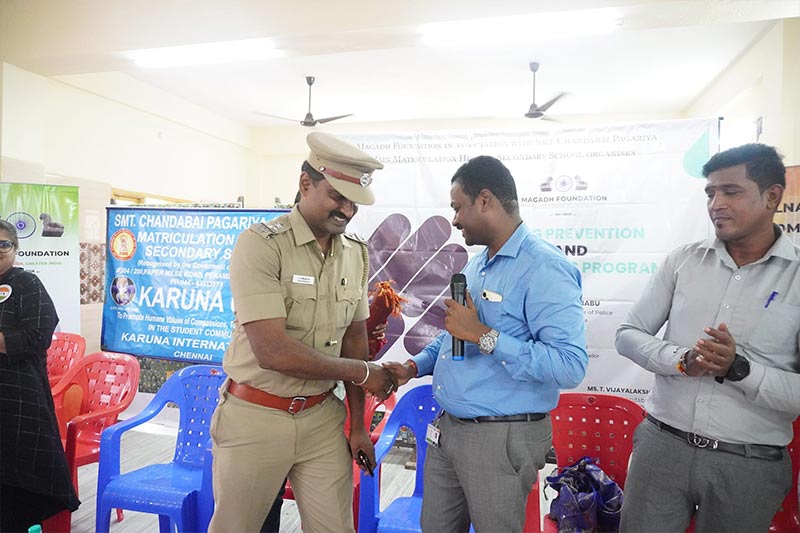 Drug awareness camp at Higher Secondary School