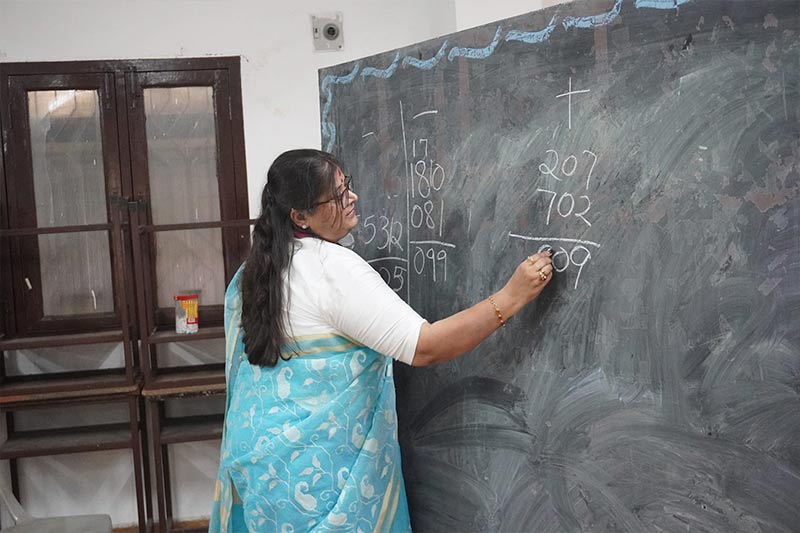 Organized a Vedic mathematics workshop at Schools