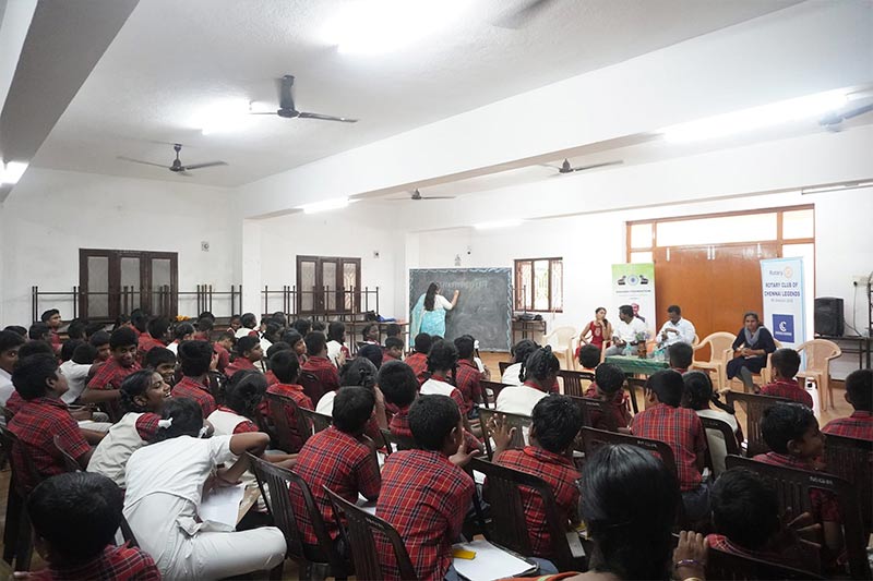 Organized a Vedic mathematics workshop at Schools