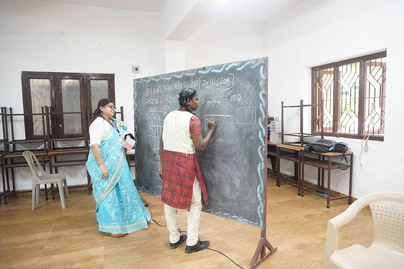 Organized a Vedic mathematics workshop at Schools